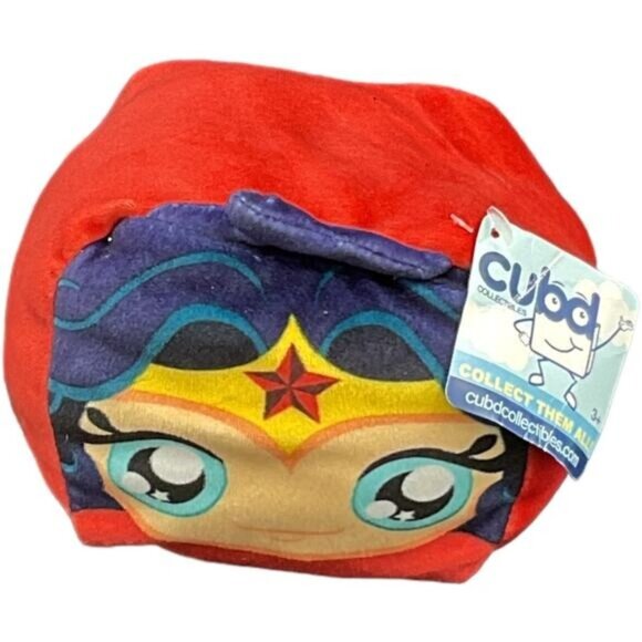 DC Wonder Woman Plush Cube Collectible Soft Toy For Kids - Picture 1 of 6